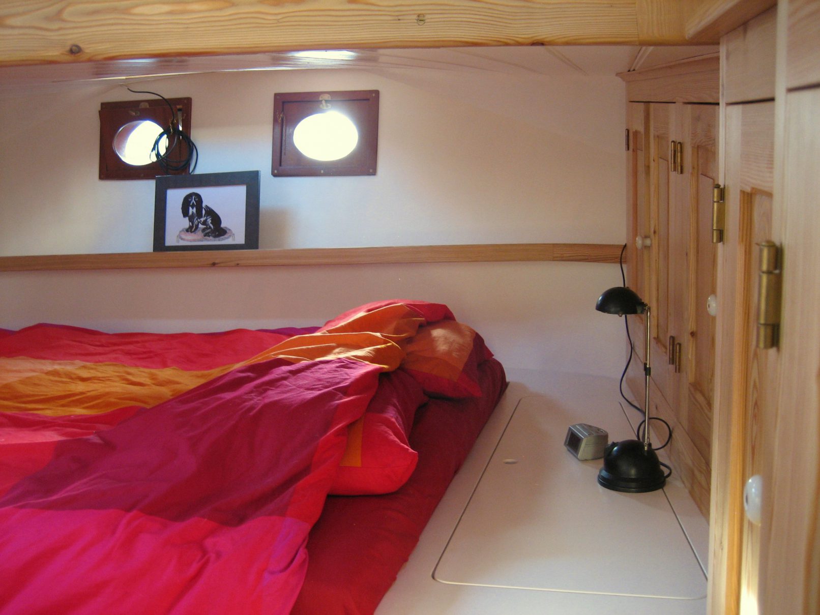 Opbergluik in een schip