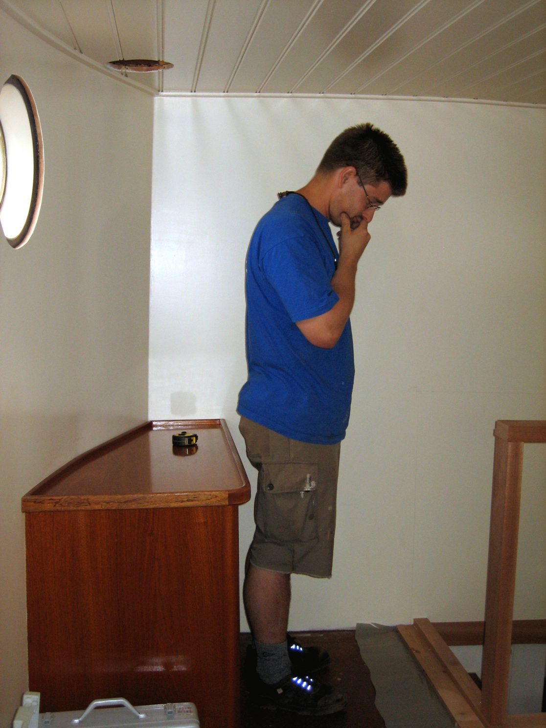 Scheepstimmerman denkt na