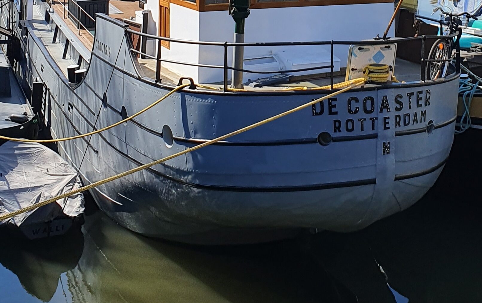 De kont van het schip De Coaster